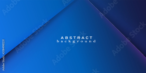 Foto A modern blue abstract background featuring neat overlapping geometric layers for elegant corporate, technology, or digital design templates