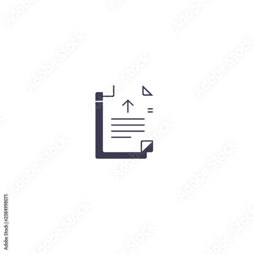 Business Accounting Document Badge Icon