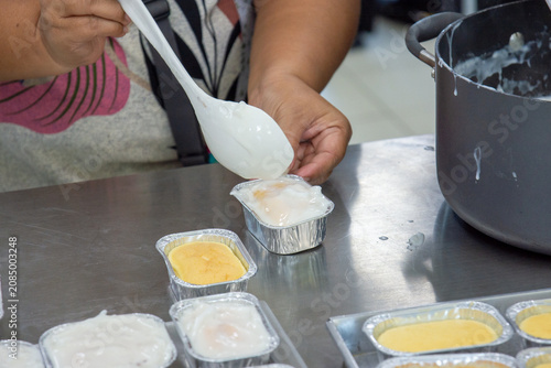 Woman baking in the kitchen