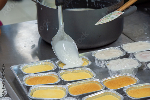 Woman baking in the kitchen