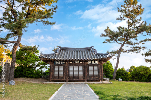 The scenery of Haeamjeong Pavilion in Samcheok, Gangwondo.