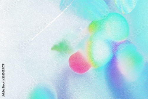 Obraz na plátne iridescent holographic rainbow colorful blur gradient reflection background over