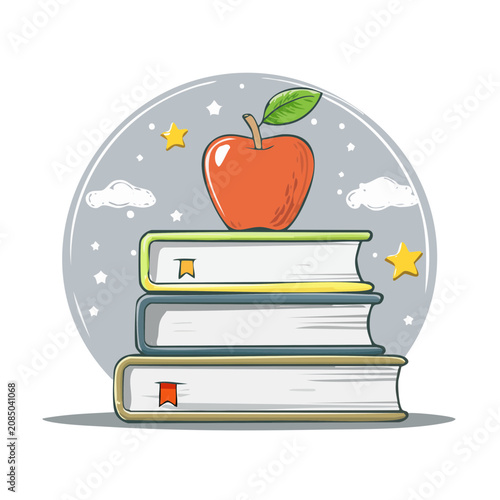 School Supplies Vector Illustration