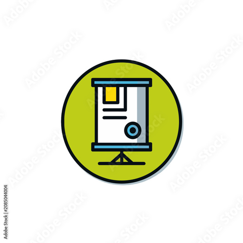 Pricing Audit Report Board Stand Badge Icon