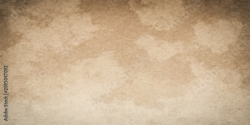 Quadro su tela Textured vintage parchment with subtle cloud-like patterns, offering a sense of aged elegance and nostalgic depth, perfect for retro design or historical themes