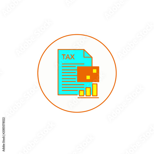Monthly Budget Tax Page Calculator Badge Icon