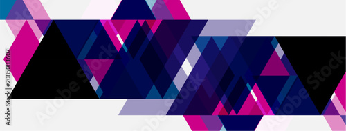 Obraz na plátne Abstract geometric pattern
