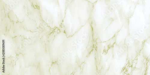 Bild auf Leinwand White marble texture with green veins background pattern for design luxury inter