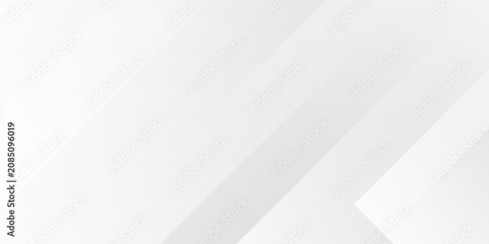 Obraz premium Minimalist white and light gray diagonal geometric layers for clean corporate background design and modern aesthetic presentation