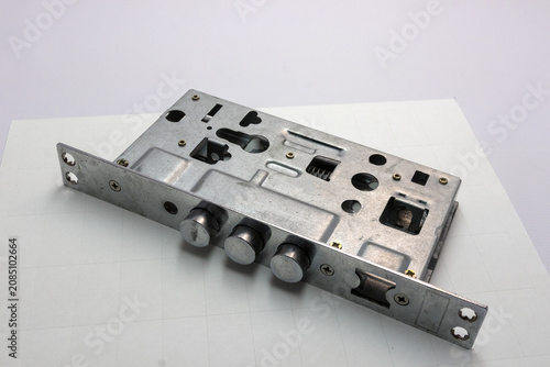 Obraz na plátně steel mortise lock body for household use without a mechanism, device manual, on