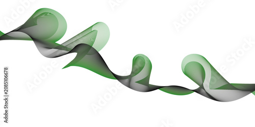 Bild auf Leinwand Green high heels standing on fresh green grass surrounded by natural leaves and