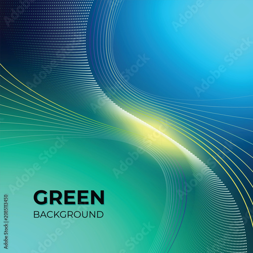 Tech green background
