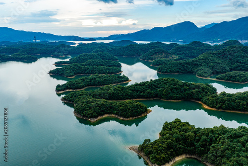 lake and mountains, lake in mountains,Qiandao Lake