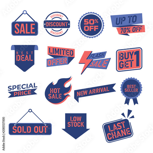 Flash Sale Illustration Set