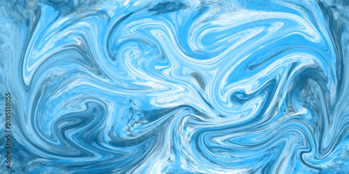 Foto Beautiful blue abstract marble background featuring hypnotic cerulean pool vorte