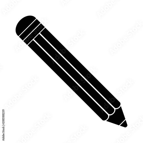 pencil  symbol silhouette