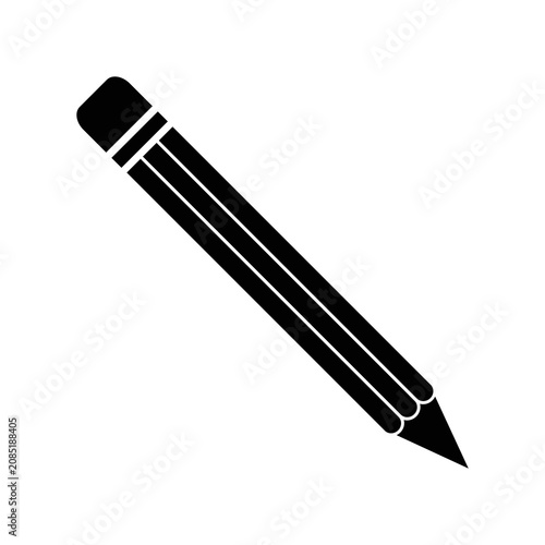 pencil sign silhouette