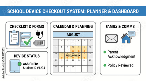 Back-To-School Device Checkout System Planner