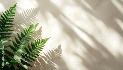 Fern Leaf Shadows Creating Elegant Natural Patterns
