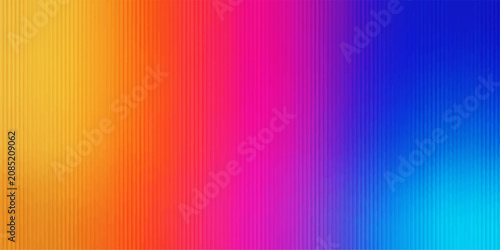 Bild auf Leinwand A vibrant gradient of warm orange, hot pink, and cool blue hues blend seamlessly in a textured abstract background, suggesting energy and dynamism