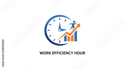 Conceptual Visual of Time Management, Productivity and Business Growth