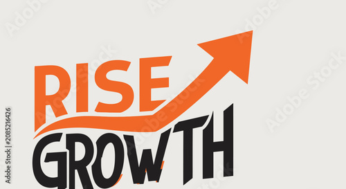 Conceptual representation of business ascent, progress, development, and expansion