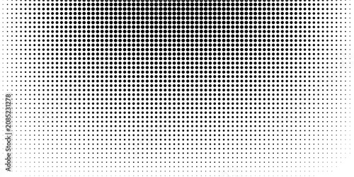 Foto grunge Halftone white and black dots pattern and black gradient grunge texture background