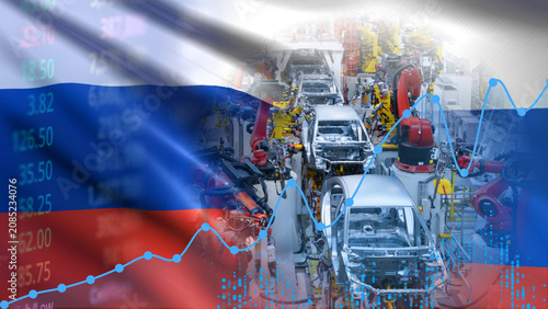 Photography The growth of industrial production and automotive automation in Russia along wi