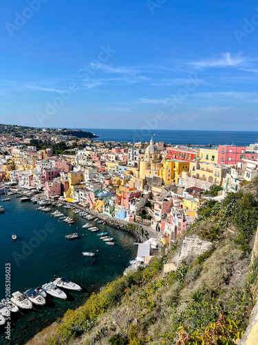 Procida Island, Italy – Colorful Marina Corricella Harbor and Historic Seaside Town