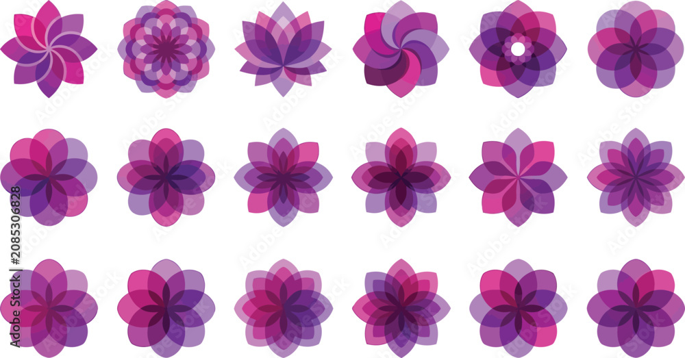 Naklejka premium Collection of festive Christmas elements including trees, gifts, ornaments, and snowflakes icons