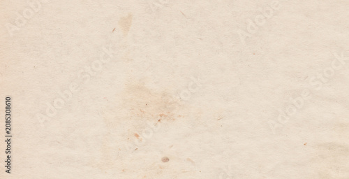 Konstfotografi Light aged paper texture with natural fibers, subtle stains and soft weathering