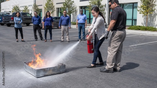 Fire safety training