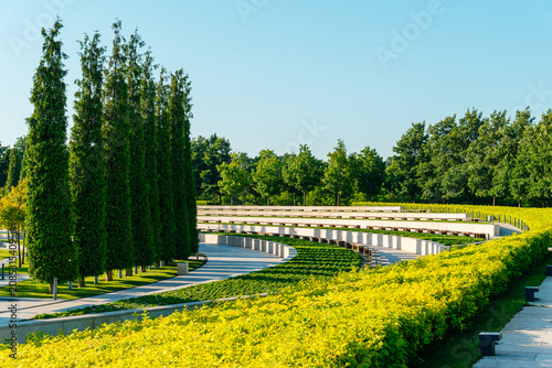 Canvas Print The magnificent Galitsky Park - Krasnodar in Krasnodar, Russia