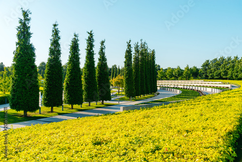 Quadro su tela The magnificent Galitsky Park - Krasnodar in Krasnodar, Russia