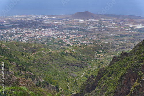 Güímar valley aerial view, Tenerife