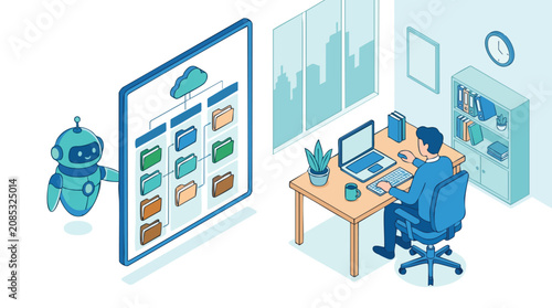 Robot Assisting in Office Organization
