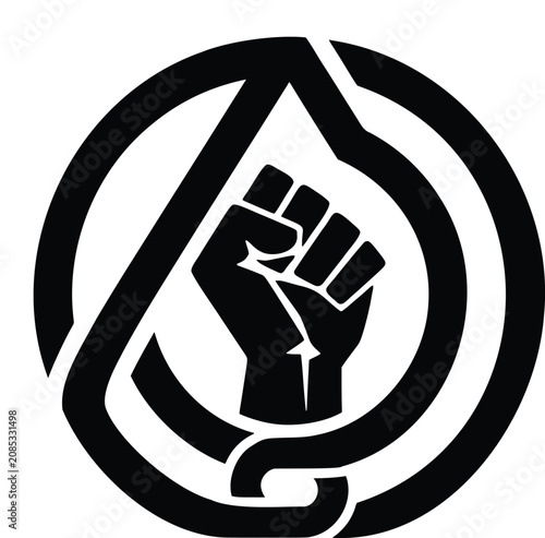 Canvastavla Atheism solidarity illustration, atheist symbol for secularism freedom non-belie