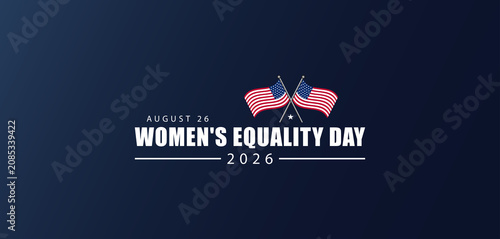 Obraz na płótnie Womens Equality Day Commemorating Strides Toward Parity