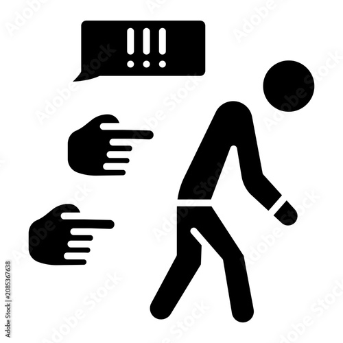 Foto Person Being Verbally Bullied with Pointing Fingers