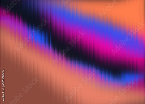 Abstract vibrant background with flowing liquid color gradients featuring dynamic vertical streaks in orange magenta blue and deep dark tones