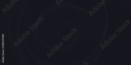 Konstfotografi Minimalist dark wood grain texture vector, abstract black timber rings pattern,