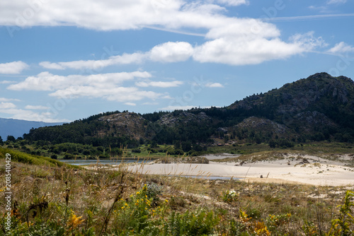 Konstfotografi Praia de Louro (Area Maior) in Muros, A Coruña, Galicia, Spain