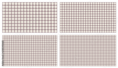 Obraz na plátně Seamless diamond pattern with burnished lilac color on soft background, one desi