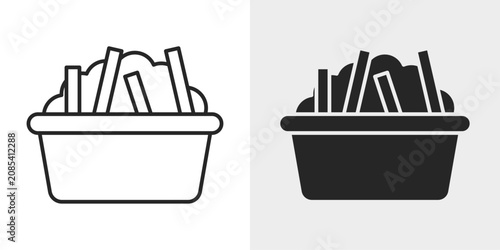 Foto Comfort Food Icon represents warm, satisfying meals enjoyed for relaxation