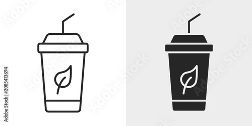 Fotografie Detox Smoothie Icon represents a healthy blended fruit or vegetable drink