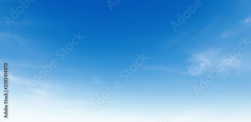 Clear sky stretches wide and calm