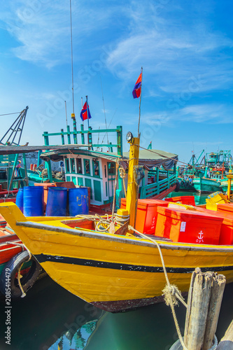 Views of the Habour near to Sangkat Muoy,Preah Sihanouk Municipality, Sihanoukville, Cambodia