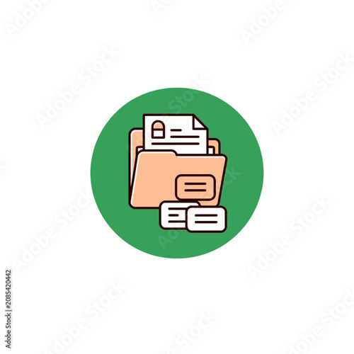 Purchase Tracking Folder Badge Icon