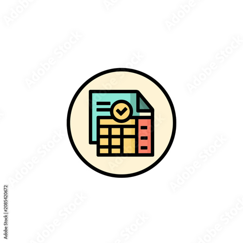 Business Expense Badge Icon