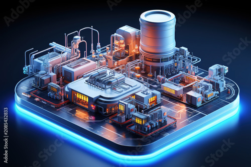 Superb detailed image showcasing a state-of-the-art manufacturing facility